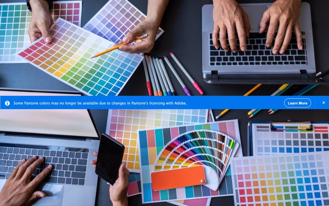 Most Pantone Color Books for Adobe Creative Cloud to Require Pantone Connect License