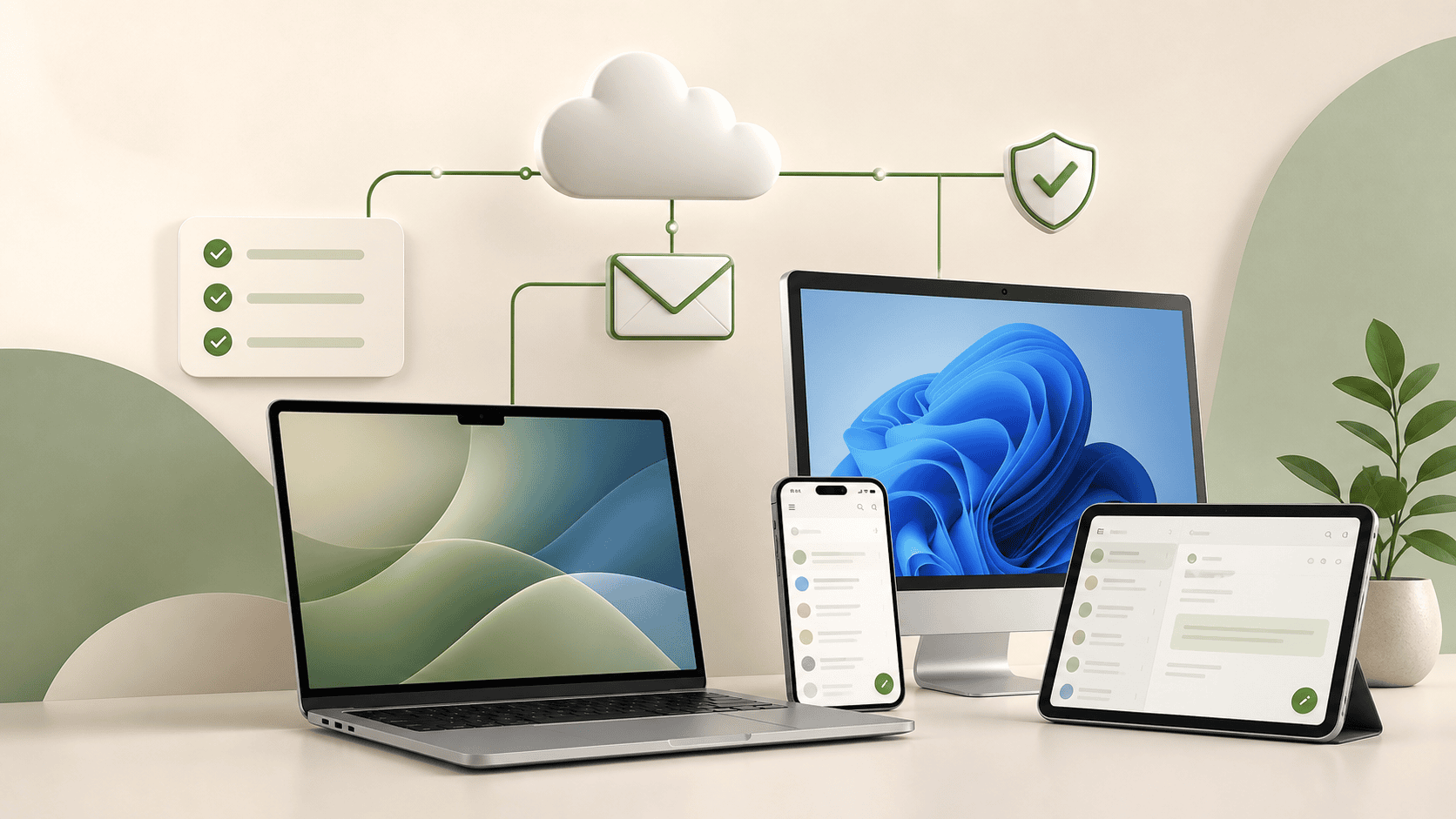 Managed Microsoft 365 email across Apple, Windows and mobile devices with cloud security and centralized administration